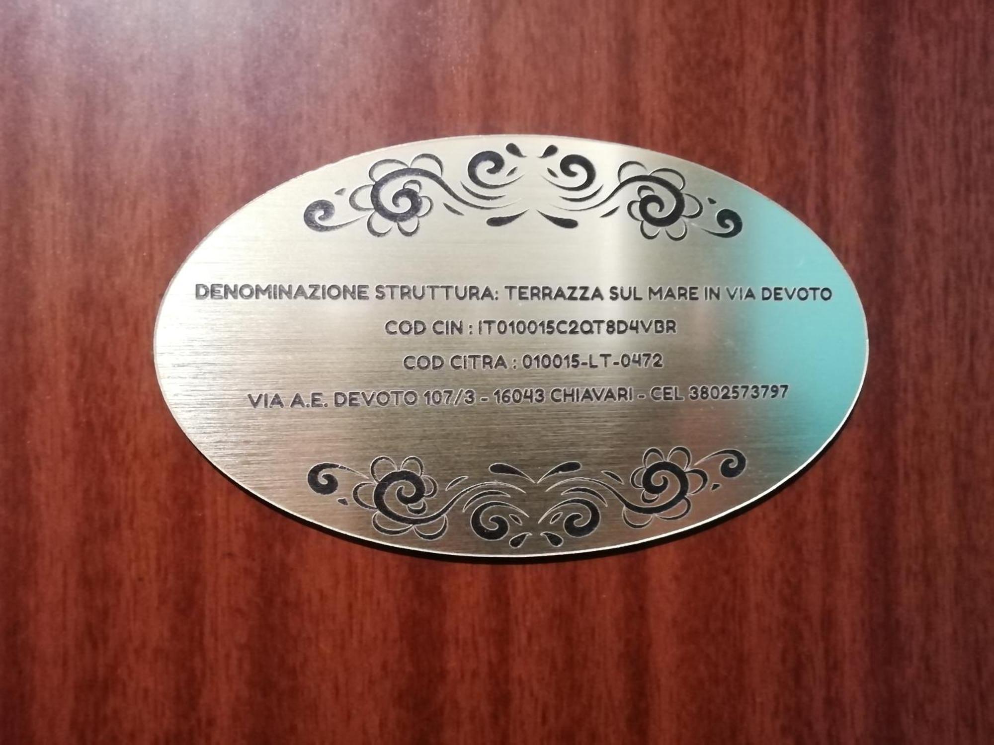 Terrazza Sul Mare In Via Devoto Lägenhet Chiavari Exteriör bild